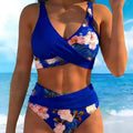 Bleu roi fleuri