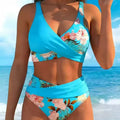 Turquoise fleuri